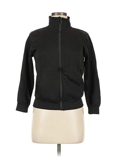 Pre-owned Assorted Brands Zip Up Hoodie In Black