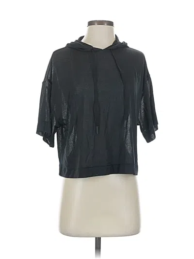 Pre-owned Athleta Short Sleeve T-shirt In Black