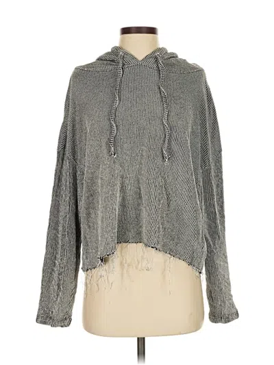 Pre-owned Roz & Ali Pullover Hoodie In Silver