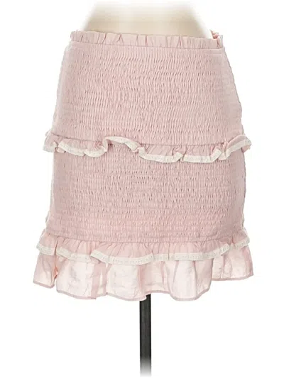 Pre-owned Free The Roses Casual Skirt In Pink