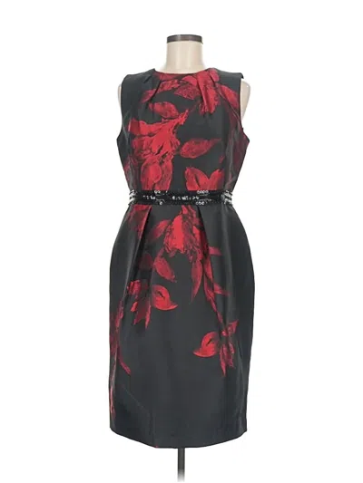 Pre-owned Carmen Marc Valvo Cocktail Dress In Black