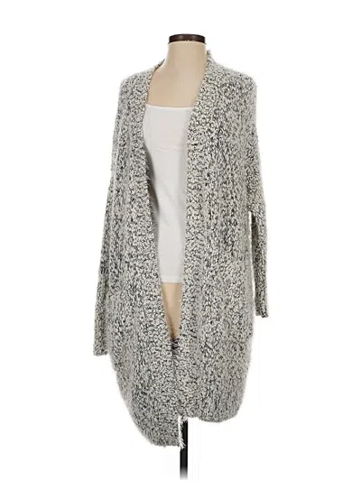 Pre-owned Lush Cardigan Sweater In Gray
