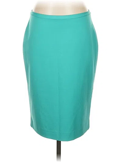 Pre-owned Elie Tahari Formal Skirt In Blue