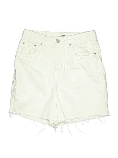 Pre-owned Bdg Denim Shorts In White