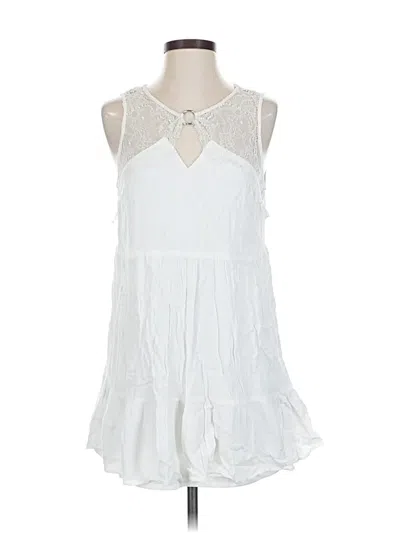 Pre-owned Entro Casual Dress In White