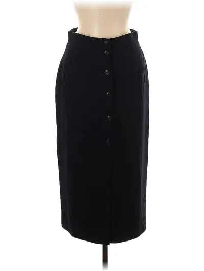 Pre-owned Escada By Margaretha Ley Wool Skirt In Blue