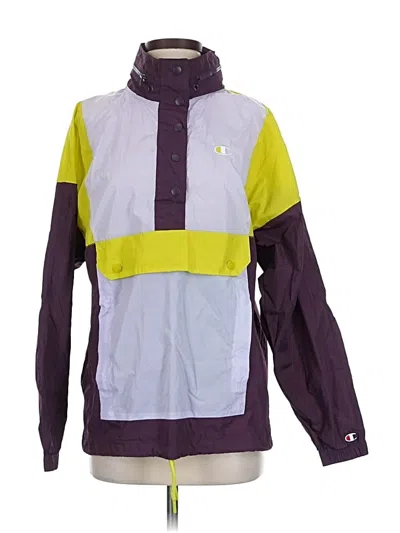 Pre-owned Champion Windbreaker Jacket In Purple