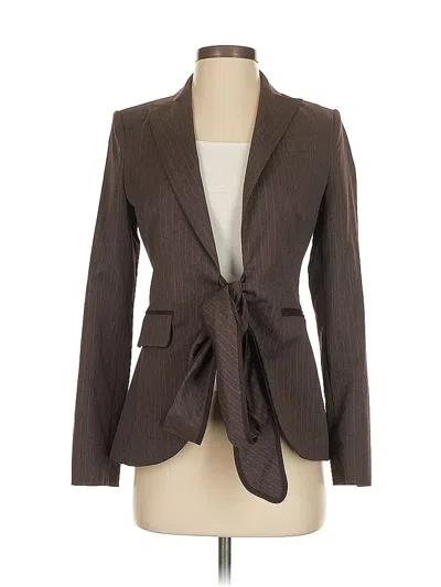 Pre-owned Bcbgmaxazria Blazer Jacket In Brown