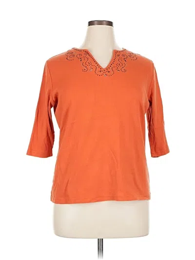 Pre-owned Decorated Originals Cardigan Sweater In Orange