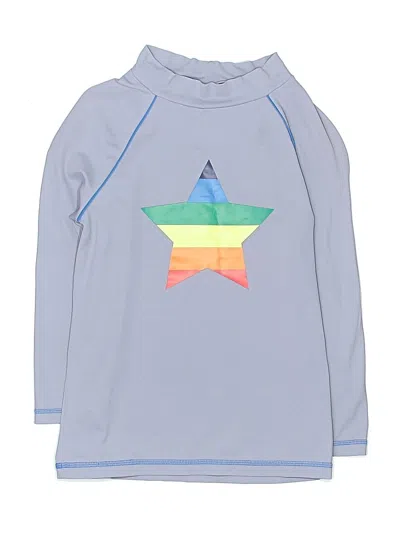 Pre-owned Mini Boden Kids' Rash Guard In Blue