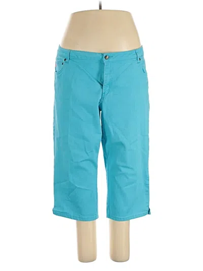 Pre-owned Woman Within Jeans In Blue