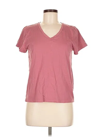 Pre-owned Uniqlo Short Sleeve T-shirt In Pink