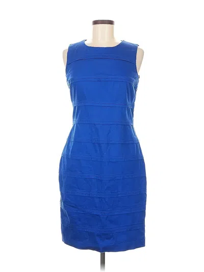Pre-owned Calvin Klein Cocktail Dress In Blue