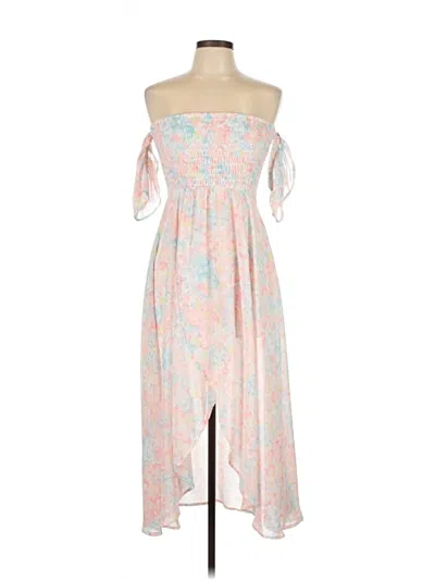 Pre-owned Hyfve Casual Dress In Pink