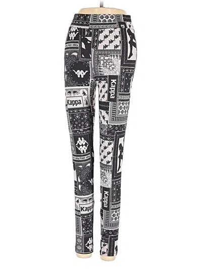Pre-owned Kappa Leggings In Black