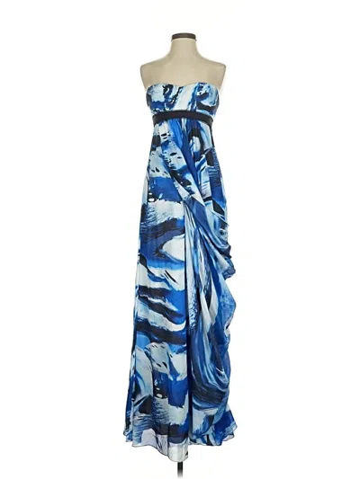 Pre-owned Bcbgmaxazria Cocktail Dress In Blue