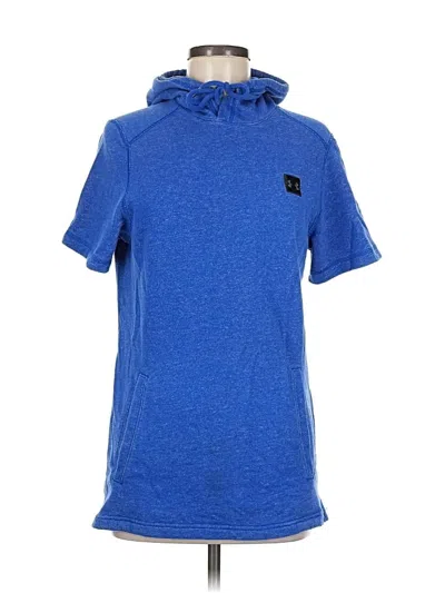 Pre-owned Under Armour Pullover Hoodie In Blue