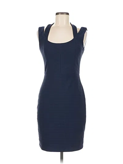 Pre-owned Guess Cocktail Dress In Blue