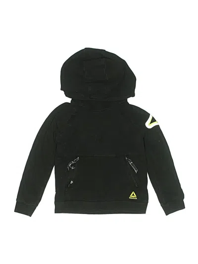 Pre-owned Reebok Kids' Zip Up Hoodie In Black