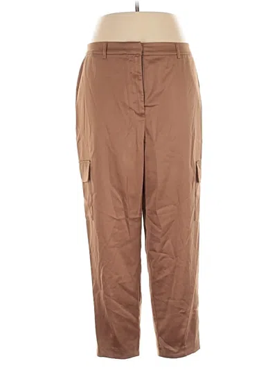 Pre-owned Nicole Miller Cargo Pants In Brown