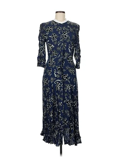 Pre-owned Judith & Charles Casual Dress In Blue