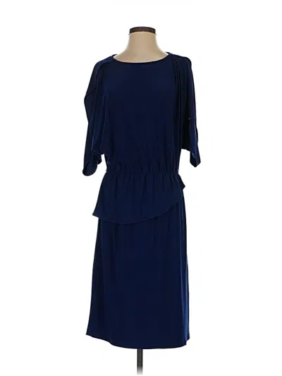 Pre-owned T Tahari Casual Dress In Blue