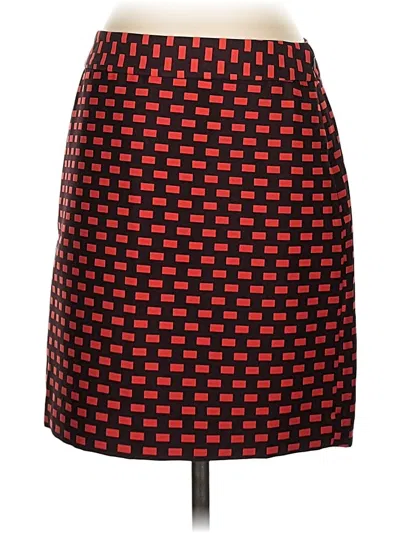 Pre-owned Ann Taylor Loft Outlet Casual Skirt In Red