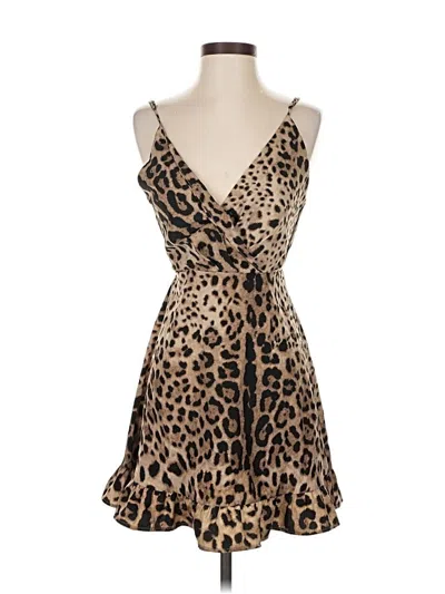 Pre-owned Tyche Cocktail Dress In Brown