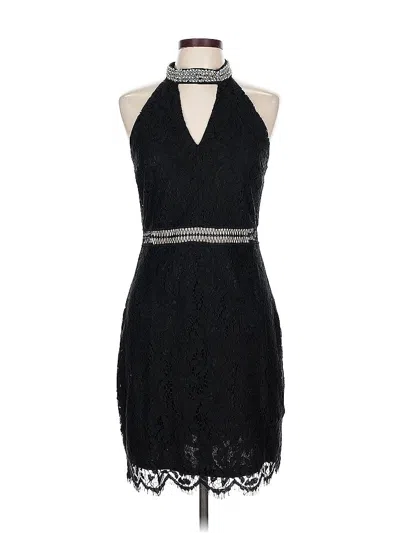 Pre-owned Francesca's Cocktail Dress In Black