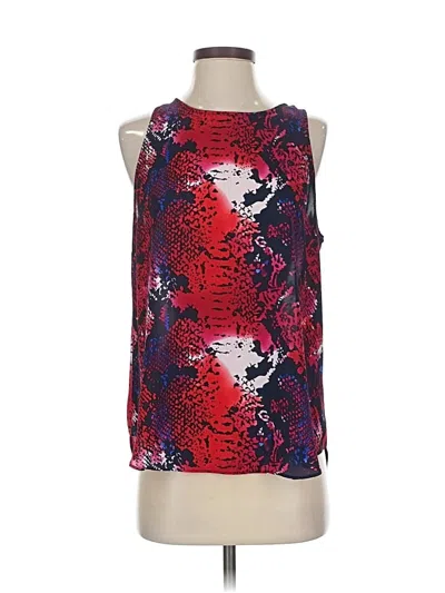 Pre-owned Eight Sixty Sleeveless Blouse In Red