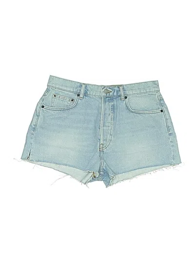 Pre-owned Reformation Jeans Denim Shorts In Blue