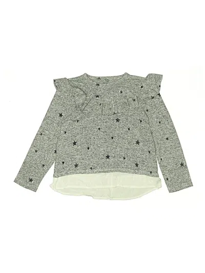 Pre-owned Losan Kids' Long Sleeve Blouse In Gray
