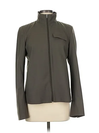 Pre-owned Dkny Cardigan Sweater In Gray