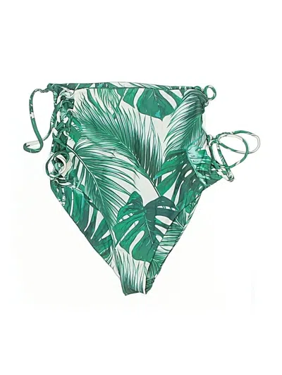 Pre-owned Young & Reckless Swimsuit Bottoms In Green