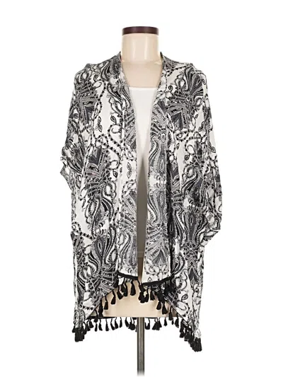 Pre-owned Vizio U.s.a. Kimono In Silver