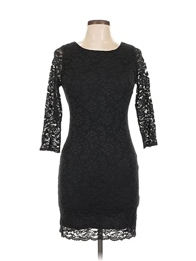 Pre-owned Forever 21 Cocktail Dress In Black