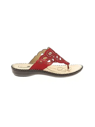 Pre-owned Fabiana Filippi Sandals In Red