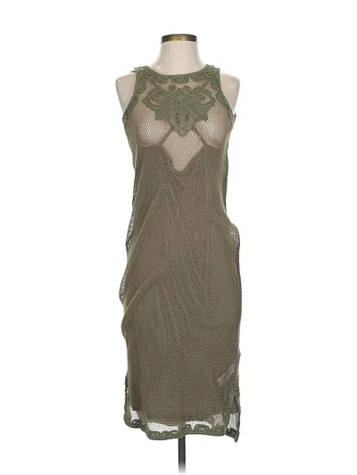 Pre-owned Dkny Jeans Cocktail Dress In Green