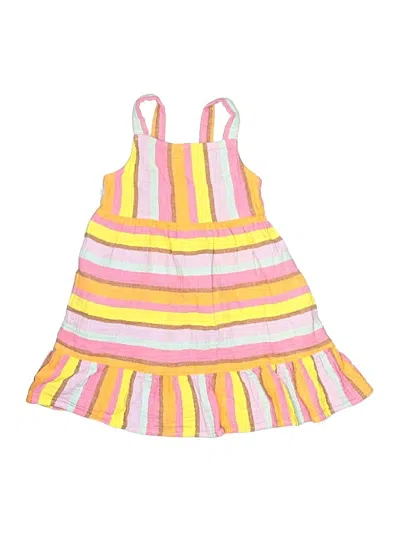 Pre-owned Cat & Jack Kids' Dress In Yellow