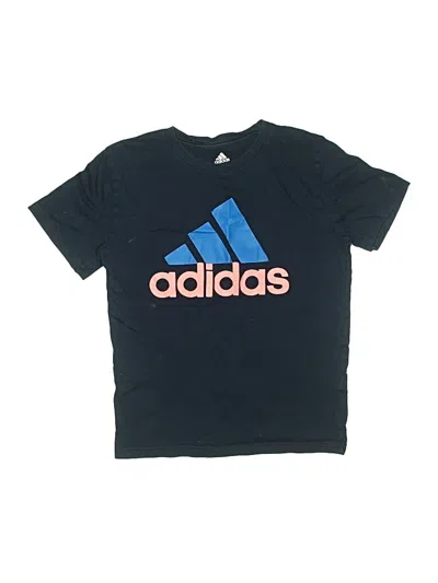 Pre-owned Adidas Originals Kids' Short Sleeve T-shirt In Blue