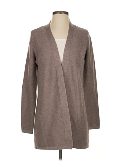 Pre-owned Evolution By Cyrus Cardigan Sweater In Brown