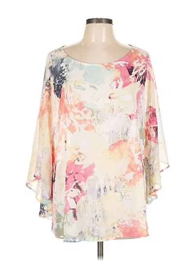 Pre-owned Chico's Cardigan Sweater In White