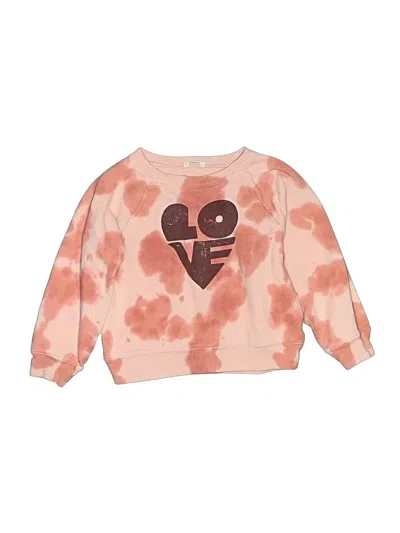 Pre-owned Crewcuts Kids' Sweatshirt In Pink