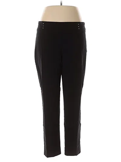 Pre-owned Jm Collection Active Pants In Black