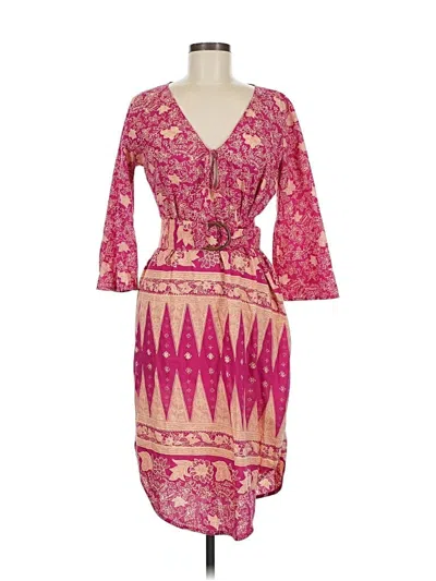 Pre-owned Zimmermann Cocktail Dress In Pink