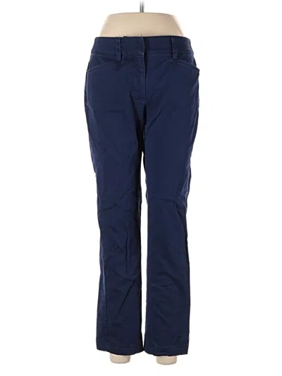 Pre-owned Lands' End Casual Pants In Blue