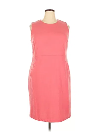 Pre-owned Jessica London Casual Dress In Pink