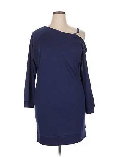Pre-owned Venus Casual Dress In Blue