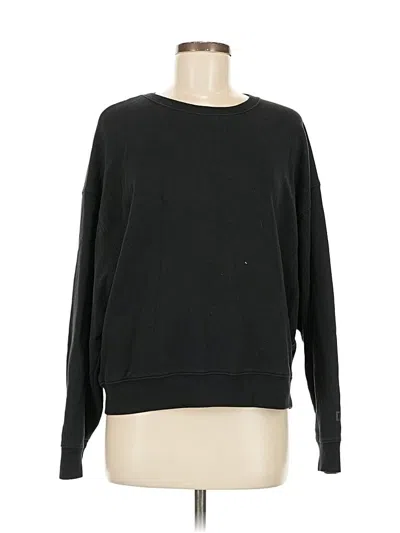 Pre-owned Victoria's Secret Pink Sweatshirt In Black