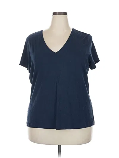 Pre-owned Banana Republic Factory Store Short Sleeve T-shirt In Blue